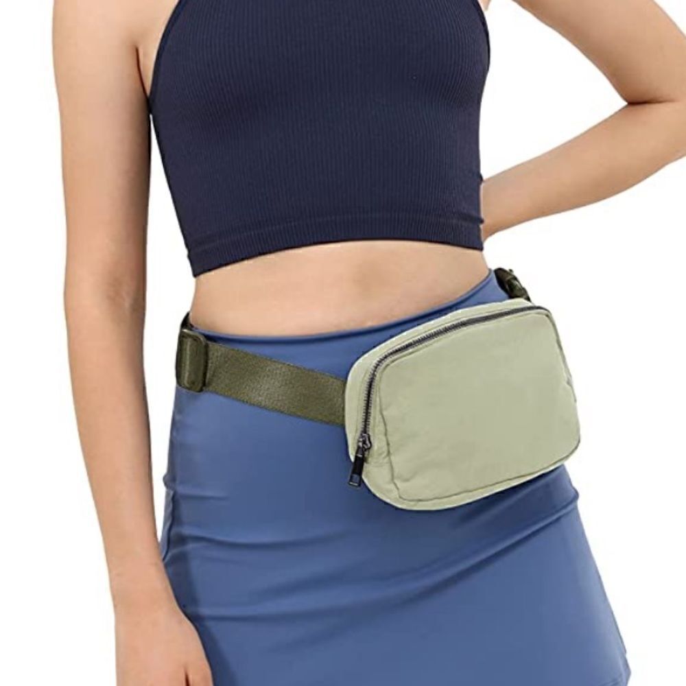 Multi-Color Green Fanny Pack  - Picture 2 of 4